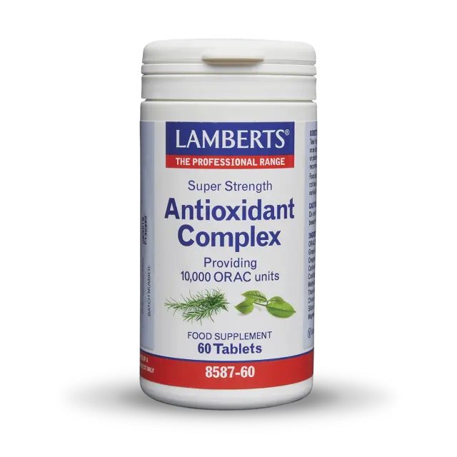 LAMBERTS Antioxidant Complex Συνδυασμός Φυτικών Αντιοξειδωτικών 60Τabs 3