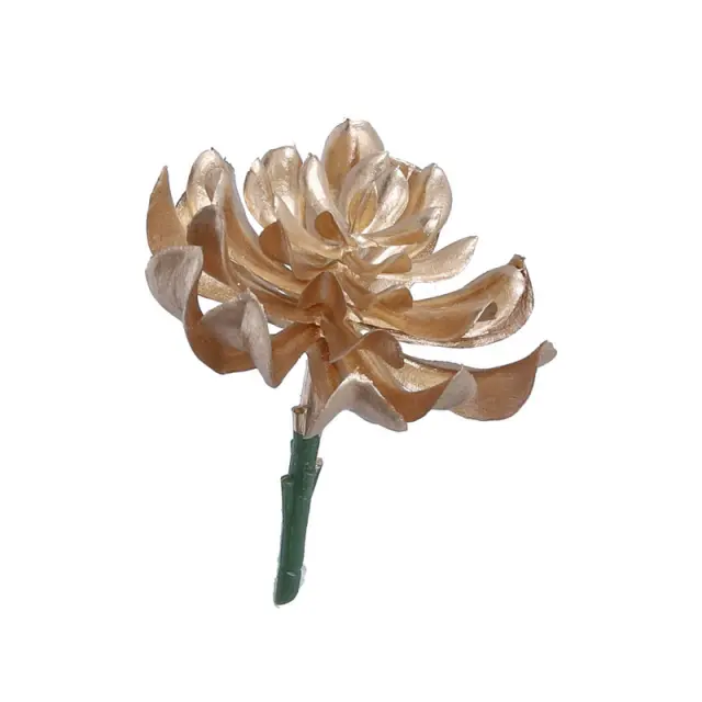 Παχύφυτο σε κοτσάνι, χρυσό, 14cm