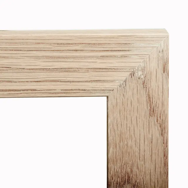 Κορνίζα ξύλινη τοίχου 50x70cm χρώμα φυσικό ξύλο δρυς , τζάμι Ματ (Κ1061/6) 2