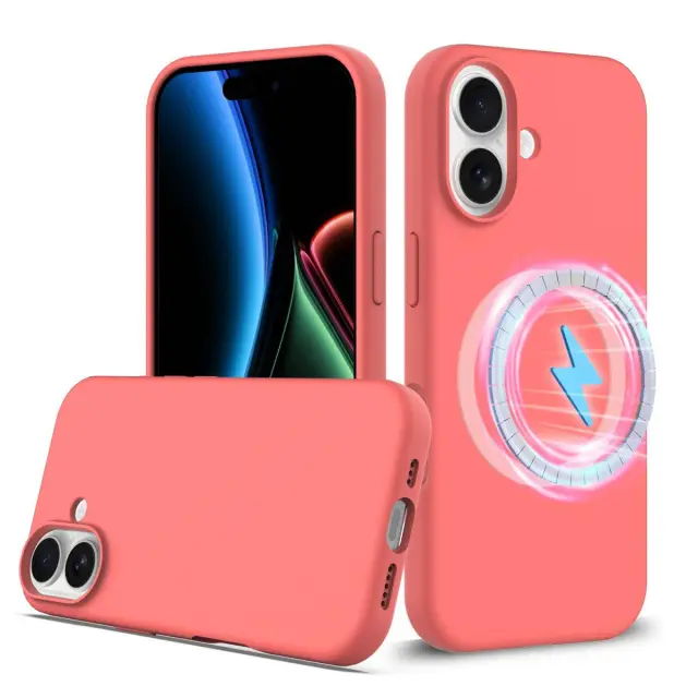MagSafe Θήκη για iPhone 17- Pink Orange OEM
