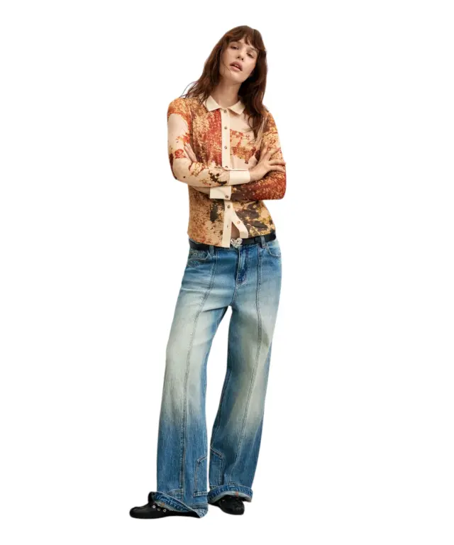 Desigual - Γυναικεία Πλεκτή Μπλούζα Atenas 26WWTK23-6004 Πολύχρωμο 3