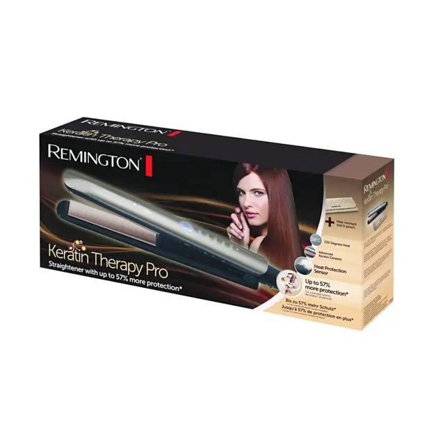 Remington Keratin Therapy Pro S8590 Πρέσα Μαλλιών – Ψηφιακή, Αισθητήρας Θερμότητας, 160-230°C 2