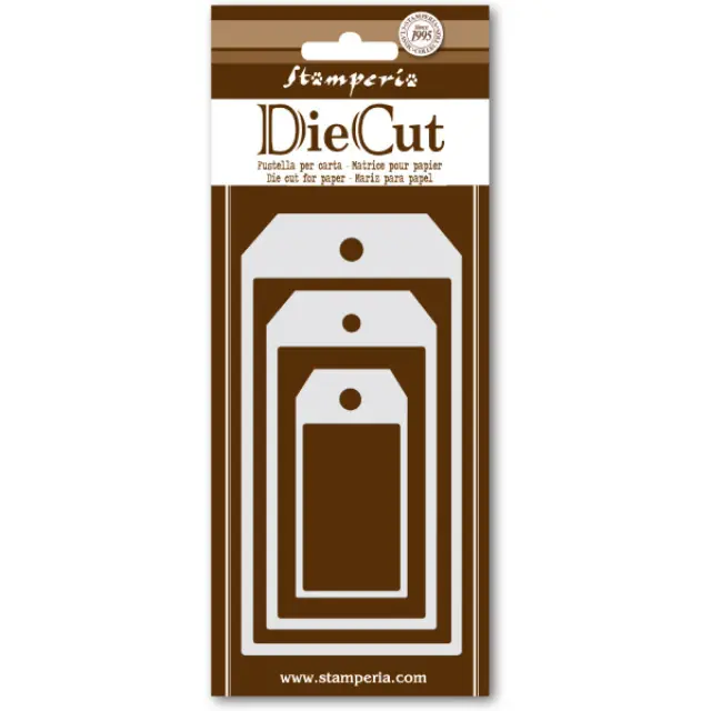 Stamperia Μήτρα Die Cut - Gift Tags - 3 Μεγέθη ~9-16cm