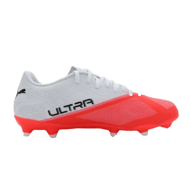 Puma Men's Ultra 7 Play FG/AG Άσπρο - Κόκκινο 109146-01 (Puma) 2