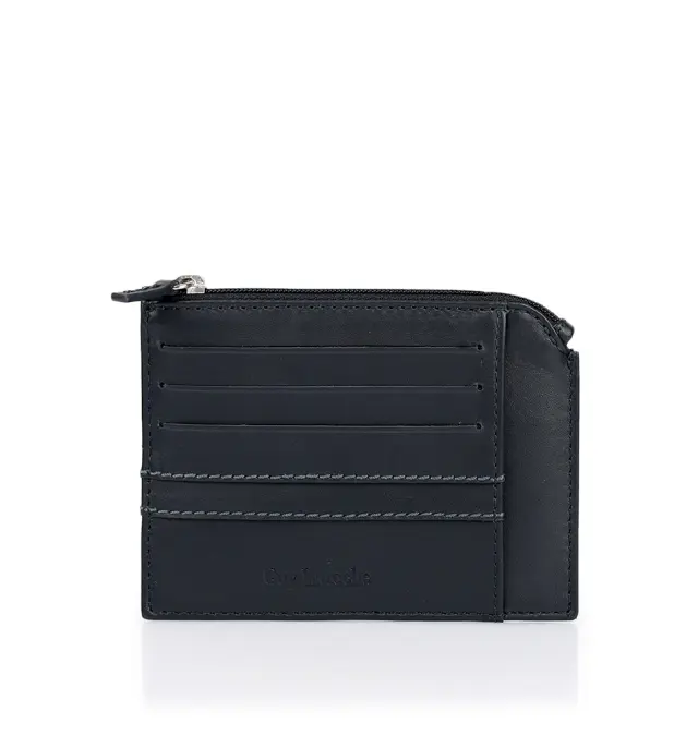 Καρτοθήκη δερμάτινη GUY LAROCHE 37310 Μπλε