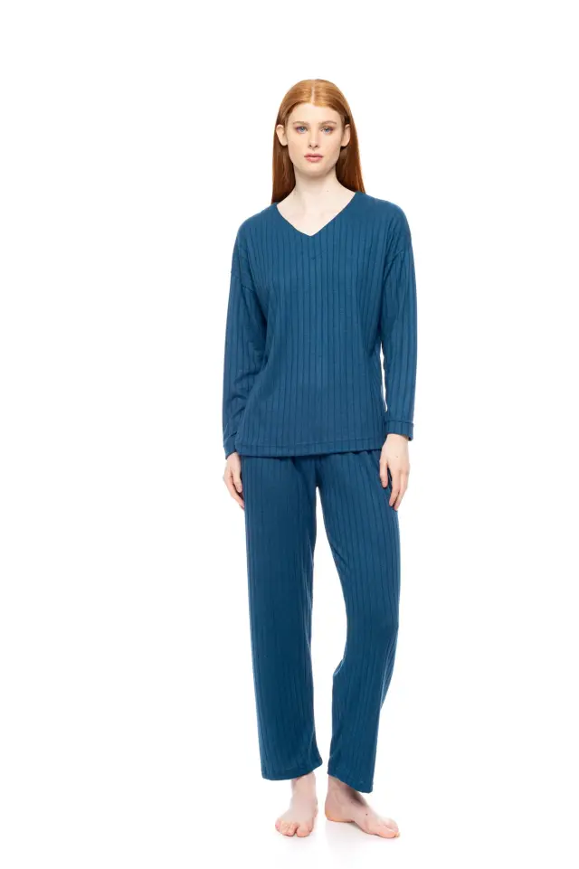 W1824 - Sand - PYJAMA WARM STRIPES