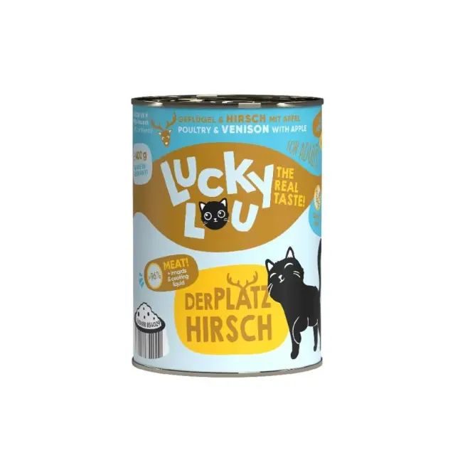 Lucky Lou LifeStage Adult Πουλερικά & Ελάφι (με Μήλο) 400gr