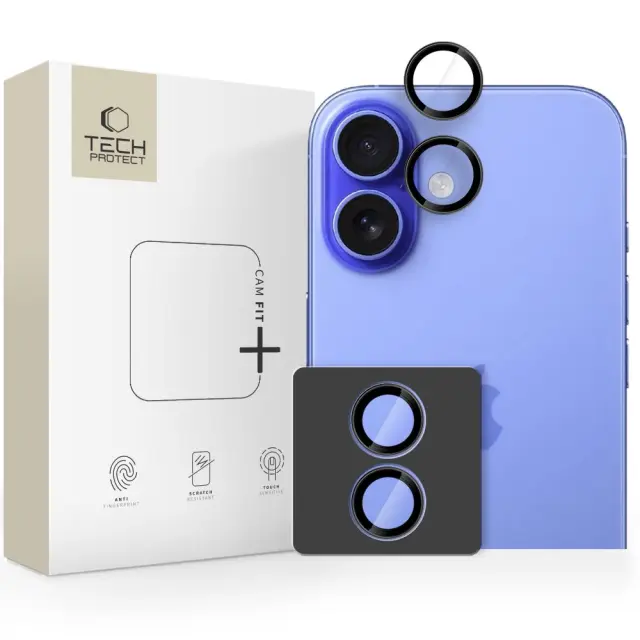 Tech-protect Camring Fit+ Iphone 17 Black
