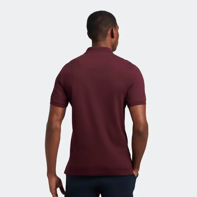 LYLE + SCOTT VINTAGE PLAIN ΑΝΔΡΙΚΟ ΠΟΛΟ BURGUNDY 2