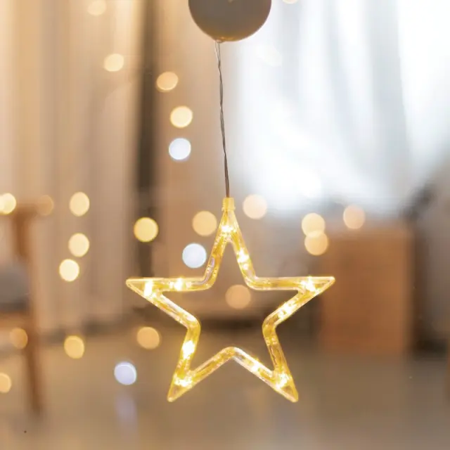 AcaLight Offer ΑΣΤΕΡΙ ΠΛΑΣΤΙΚΟΣ 10 LED ΘΕΡΜΟ ΛΕΥΚΟ ΜΕ ΜΠΑΤΑΡΙΕΣ 3ΧΑΑΑ IP20 180X180mm