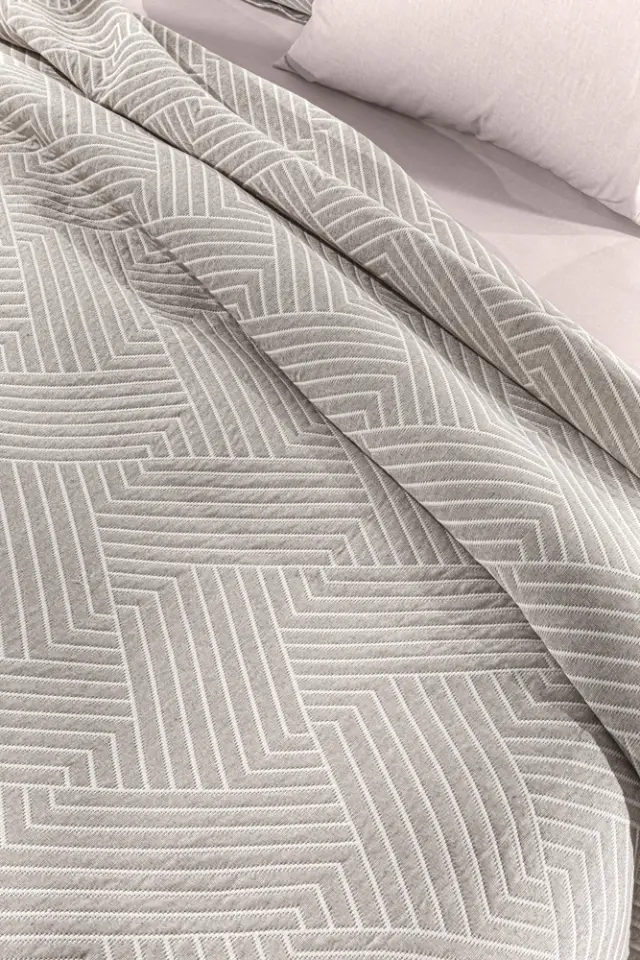 Κουβερτόριο Μονό (180x260) LUPO BEIGE/WHITE GUY LAROCHE 3