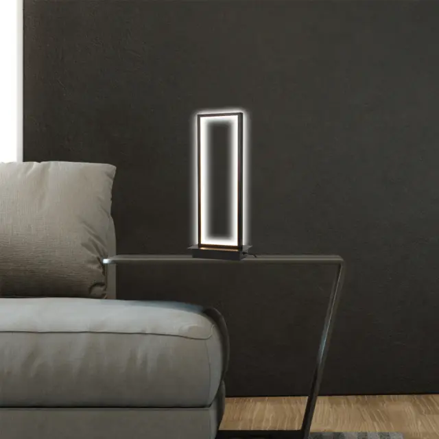 InLight Επιτραπέζιο φωτιστικό LED 16W 3000K από αλουμίνιο σε μαύρη απόχρωση D:40cm (3020) 2