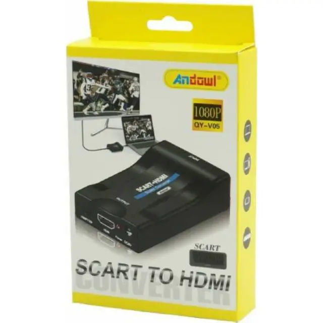 Andowl QY-V05 Andowl Μετατροπέας Scart female σε HDMI female 2