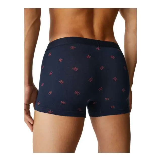 Tommy Hilfiger Ανδρικό Boxer TH Monogram Jersey Trunk, Χρώμα Cmd Small Desert Sky - S 3