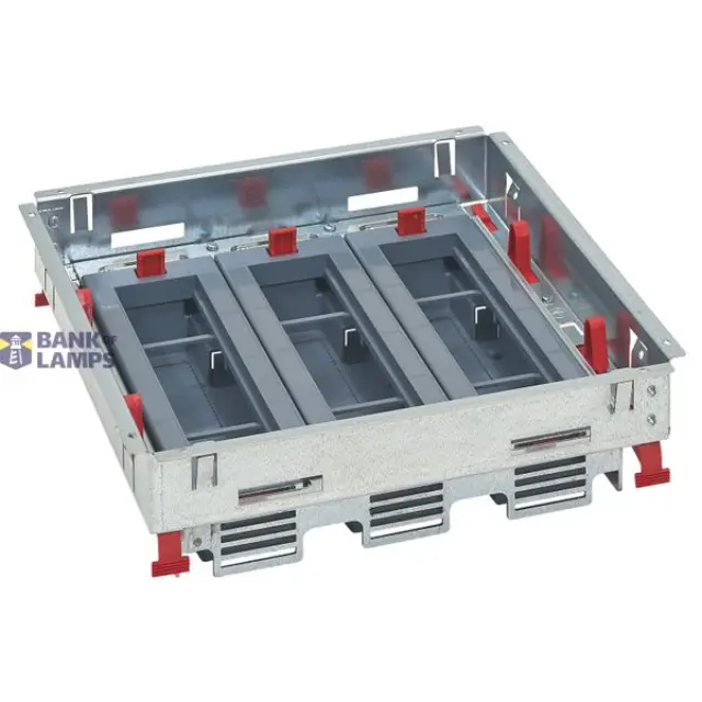 KIT 3 HORIZONTAL MOUNTING BOX EMPTY 3X8M STANDARD BOX 16/24M