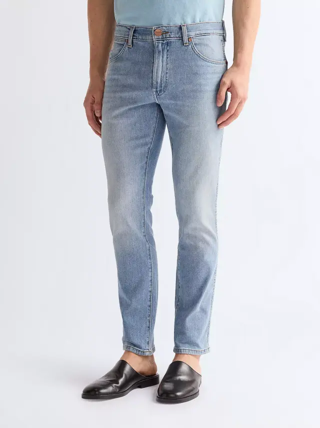 Wrangler Ανδρικό LARSTON DAWN Τζιν Παντελόνι – Washed Blue - 30W 32L