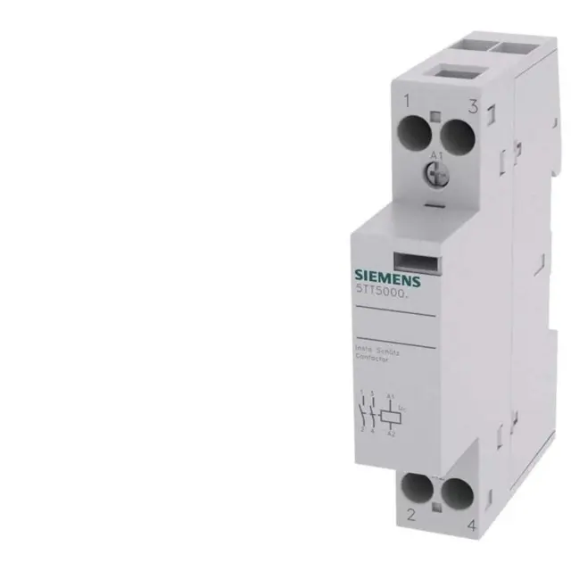 Insta contactor with 2 NO contacts Contact for 230 V AC, 400V 25A Control 230