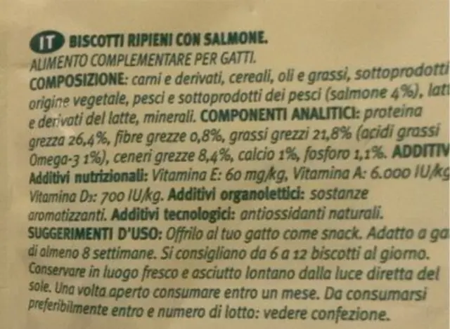 Oasy Treats Λιχουδιές Γάτας με Σολομό 60gr 2
