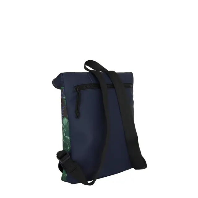 New Rebels Mart Art Roll-Top Backpack (S): Flowerpower 3