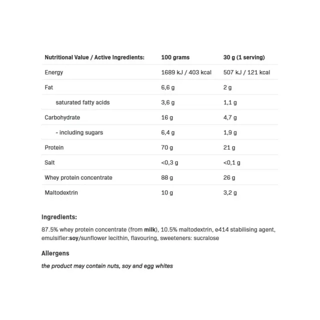 ALLNUTRITION Whey Protein Dubai White Chocolate Style, 908 g 2