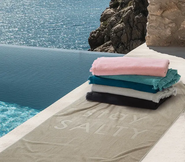 Nef-Nef Homeware Πετσέτα Θαλάσσης Stay Salty 90x170 Blue 3