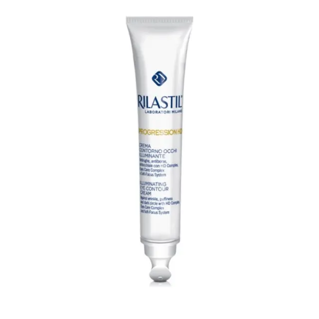 Rilastil Progression HD Illuminating Eye Contour Cream Κρέμα Ματιών που δρα ενάντια στις ρυτίδες, το πρήξιμο + τους μαύρους κύκλους 15ml