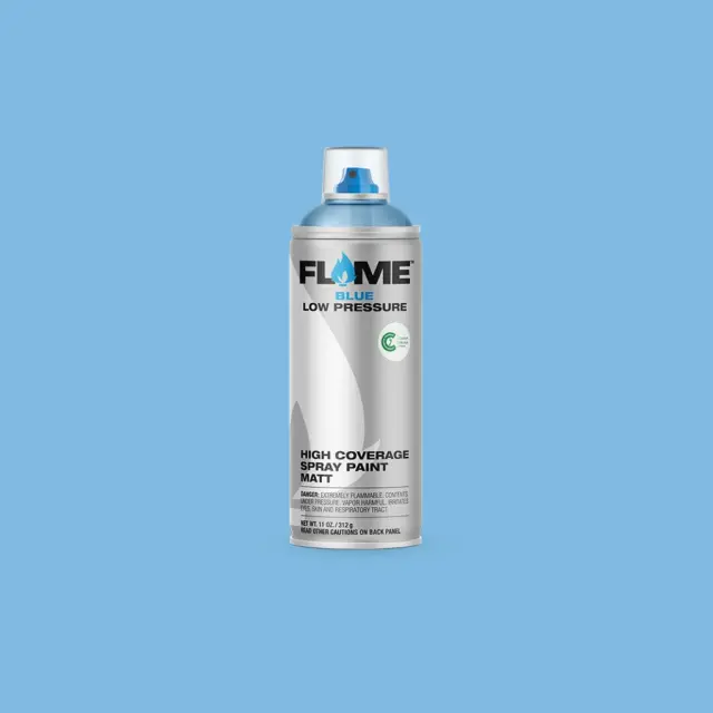 Flame Blue Spray Paint 400ml FB-526 Denim Blue Light