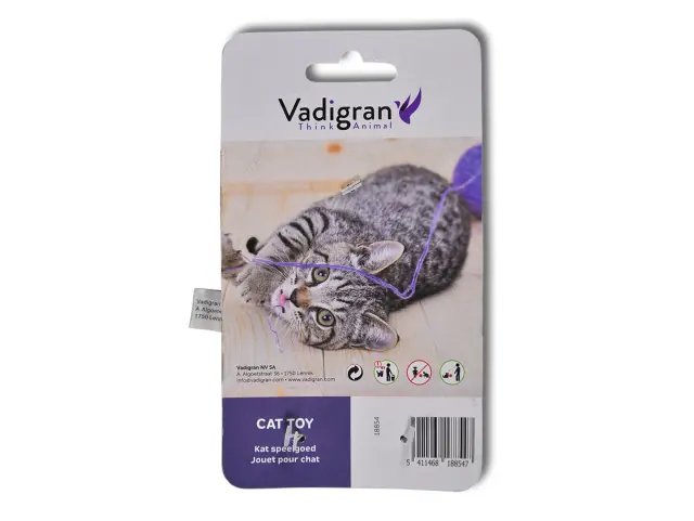 Vadigran Παιχνίδι Γάτας Ελάφι με Catnip 13,5 cm × 7,5 cm 3