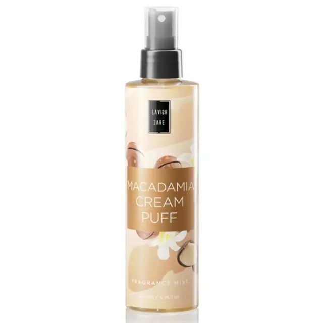 Lavish Care Macadamia Cream Puff Fragrance Mist 200 ml - Αρωματικό mist σώματος με μεθυστικό άρωμα