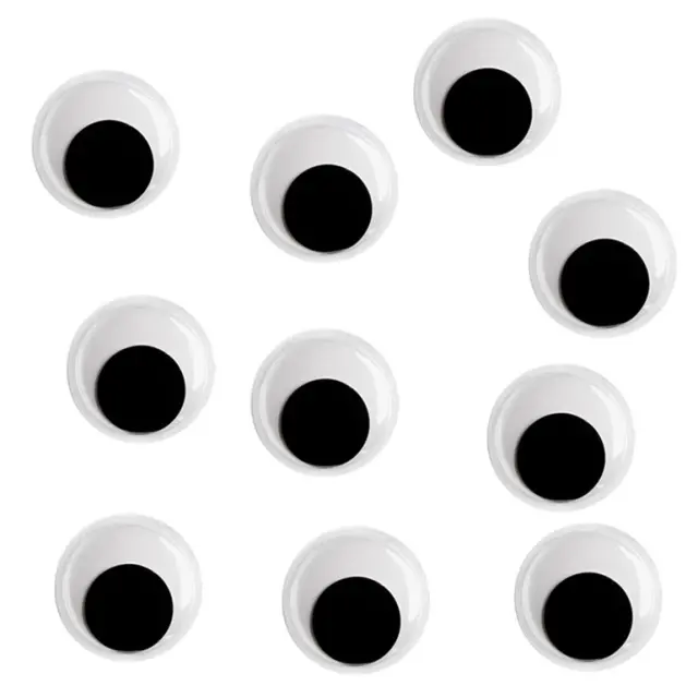 Μάτια για Κούκλες & Κατασκευές Ø18mm - 10τεμ