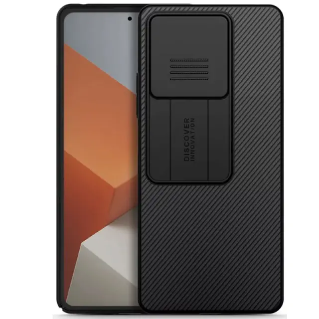 Nillkin Camshield Pro Back Cover Σιλικόνης Μαύρο (Redmi Note 13 Pro 5G / Poco X6)
