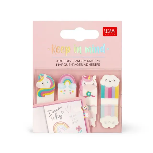 Legami Αυτοκόλλητοι Σελιδοδείκτες - Keep in Mind-Unicorn