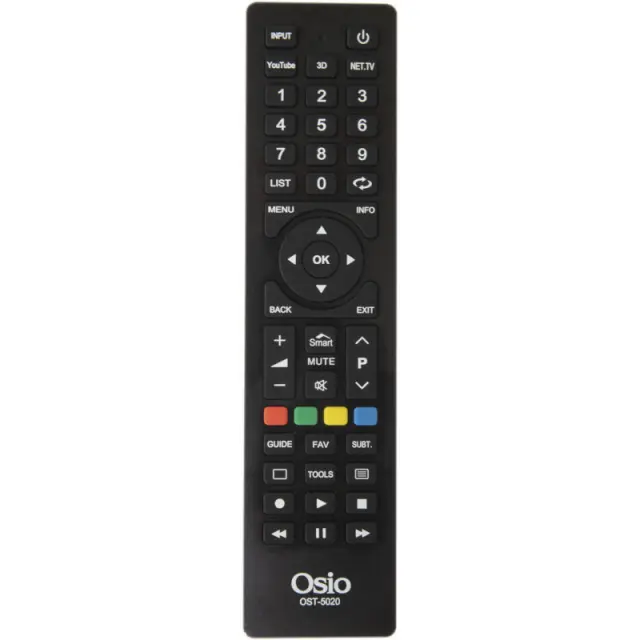 Τηλεχειριστήριο Για Smart Τηλεοράσεις Samsung, LG, Sony, Philips, Panasonic, Telefunken OSIO OST-5020-6A