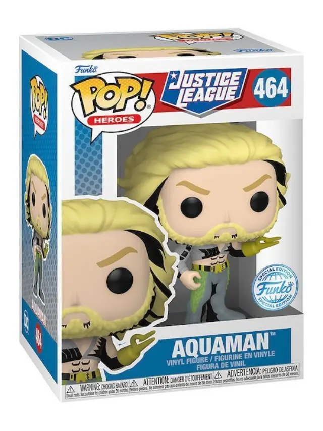Funko POP! Heroes DC: Justice League - Aquaman (Special Edition #464 Vinyl Figure 2