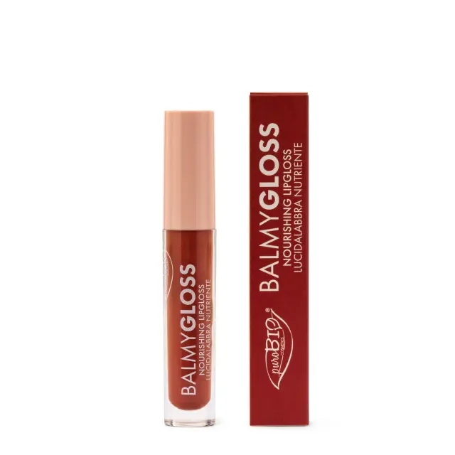 PuroBIO BALMY GLOSS – Nourishing Lipgloss - 02 Nude Warm Brilliant
