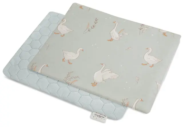 Μαξιλάρι για Νεογέννητο Minky 40x30cm Happy Goose Stories Olive 5904067053410