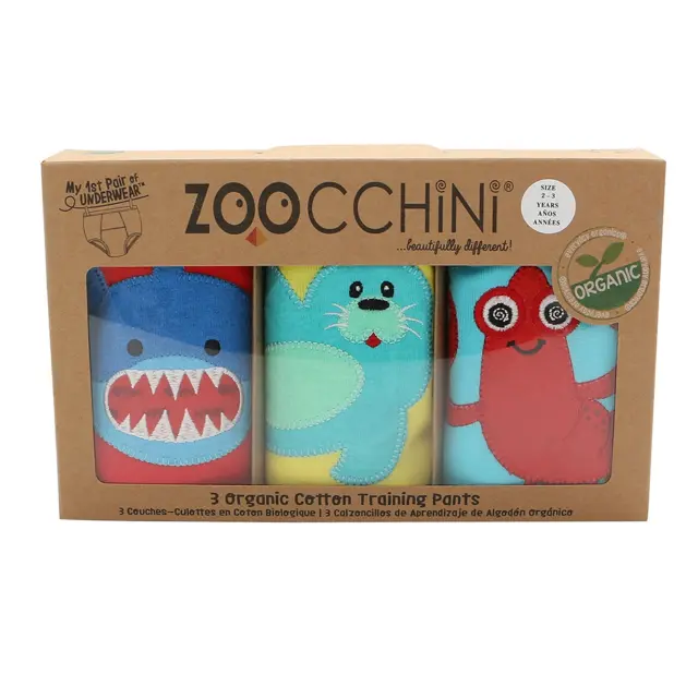 Zoocchini Παιδικό Σετ με πάνες-Βρακάκια πλενόμενα ZOO13011 - 2-3Ε