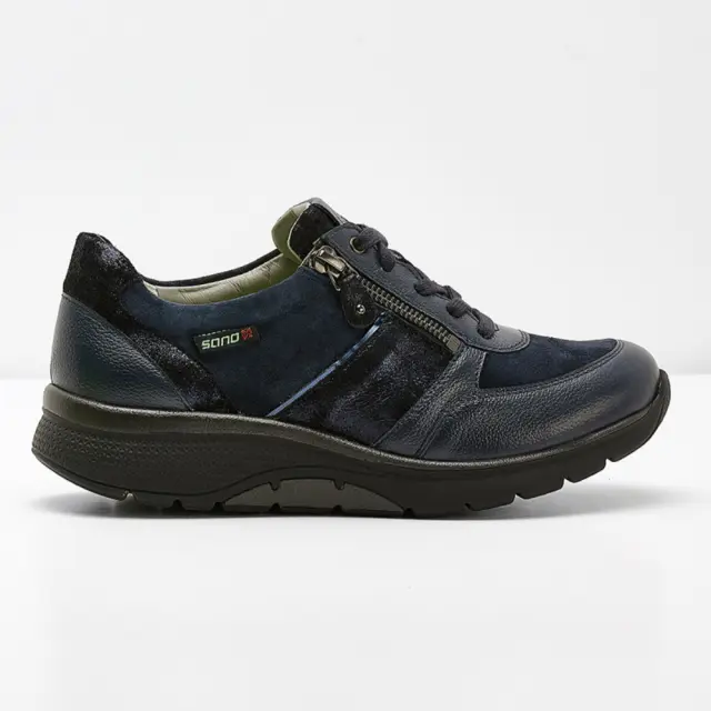 Mephisto/Sano Sneakers Γυναικείο δέρμα/δέρμα Nubuck Μπλέ SAN/IZAE NAVY