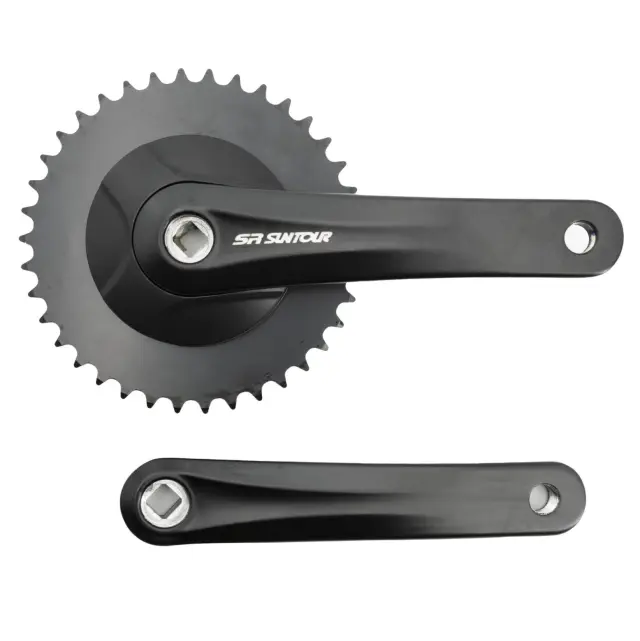 SR SUNTOUR CW17-SCX-S38 ΔΙΣΚΟΒΡΑΧΙΟΝΑΣ ΠΟΔΗΛΑΤΟΥ ΜΟΝΟΣ ΑΛΟΥΜΙΝΙΟΥ 38Δ 170mm ΜΠΡΑΤΣΟ 3/32” ΓΙΑ ΤΑΧΥΤΗΤΕΣ 5/6/7/8 BLACK