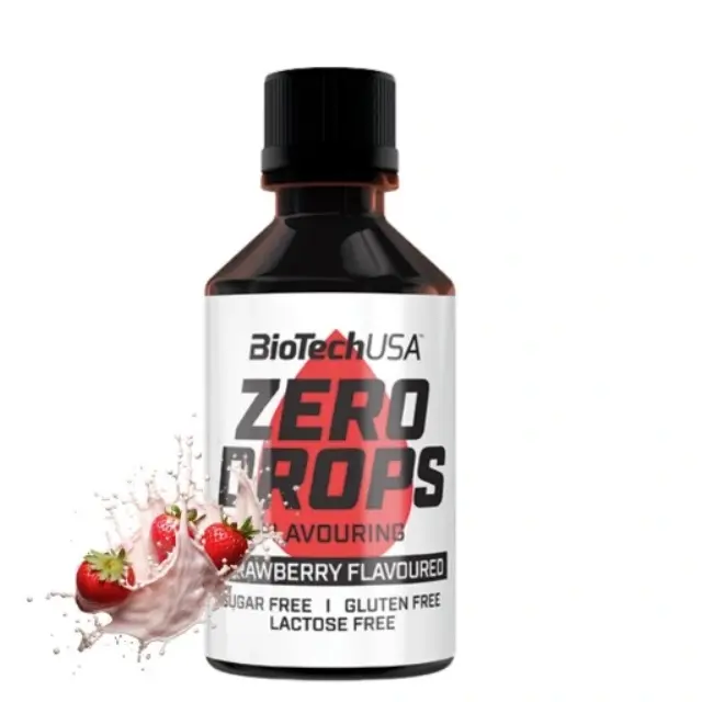 Biotech USA Έλαιο Τροφίμων με Άρωμα Strawberry Χωρίς Γλουτένη 50ml