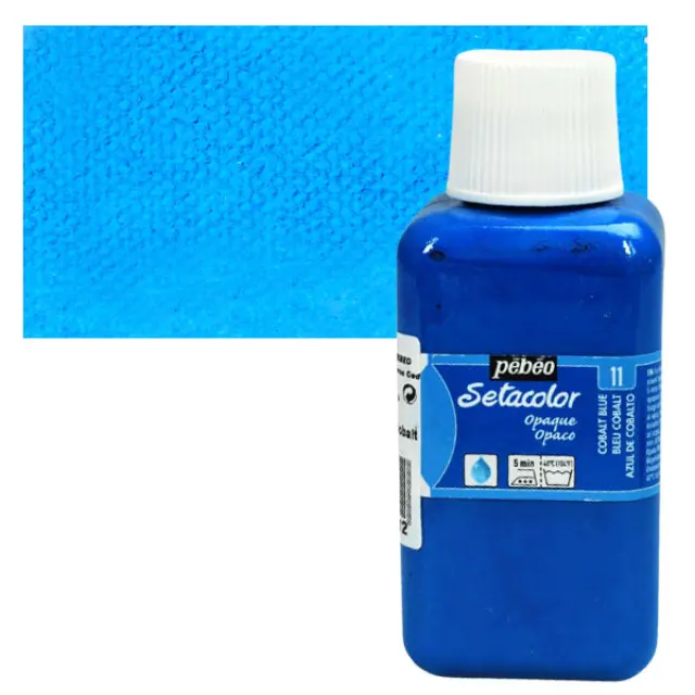 Pebeo Χρώμα Υφάσματος Setacolor Opaque - 11 Cobalt Blue - 250ml
