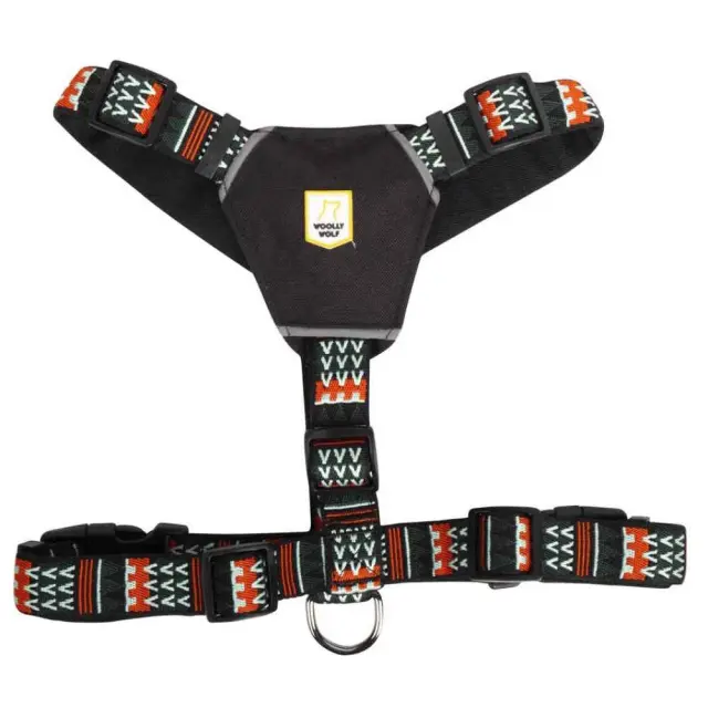 Woolly Wolf Eco Friendly Επιστήθιο H Harness Woodland Μονόχρωμο - L
