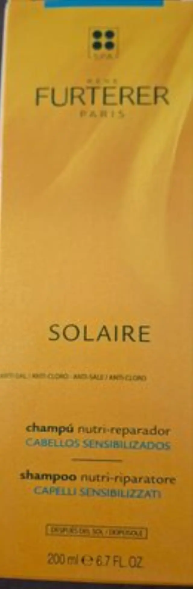René Furterer Solaire Θρεπτικό Σαμπουάν Επανόρθωσης 200ml