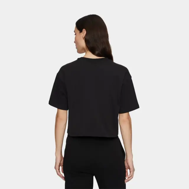 Fila - Γυναικείο Αθλητικό T-shirt Locri loose Cropped tee FAW1056-80010 Μαύρο 2