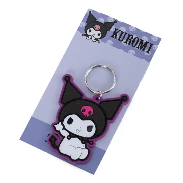 Μπρελοκ Hello Kitty KUROMI - Purple - Rubber Keychain 2