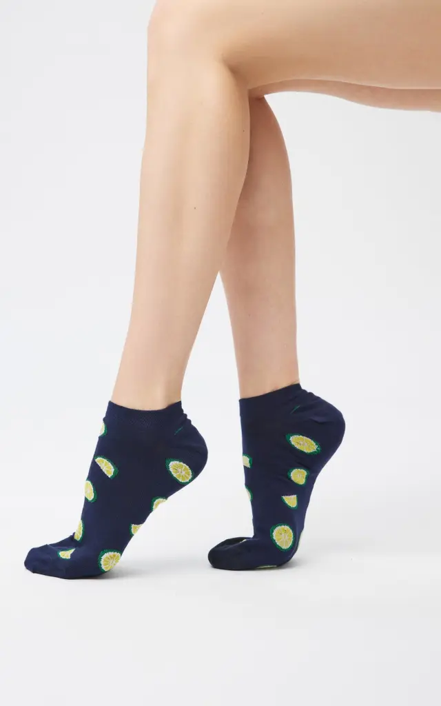 SOCKS UNISEX ΚΟΝΤΗ LEMONS