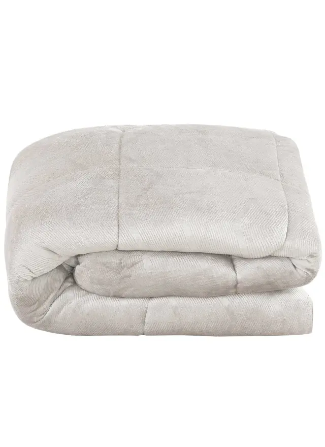 Κουβερτοπάπλωμα ALUVIA CREAM MADI μονό: 160 x 220 εκ. 2