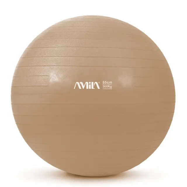 AMILA Μπάλα Γυμναστικής (Bulk) 65 cm - Χρυσή (48413)