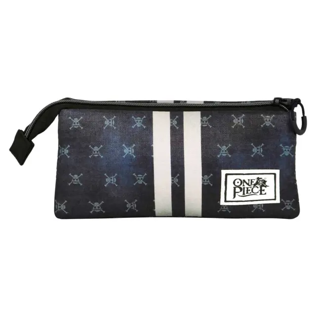 Κασετίνα τριπλή ONE PIECE - Vintage Skull - Eco Triple Pencil Case 23x11x7cm 3
