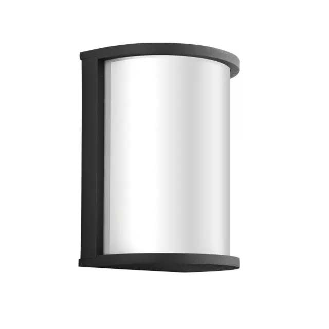 White 01081/AN Φωτιστικό τοίχου Ε27/A60 IP54 16.8x21.5x11.5cm ανθρακί